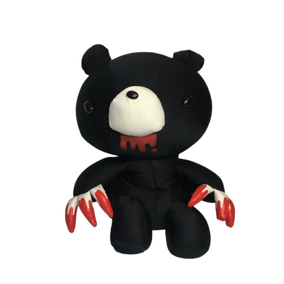 Gloomy Bear Black Nylon Spandex Bean Bag Plush Doll Stuffed Anime Chax-GP 12" - Picture 9 of 9